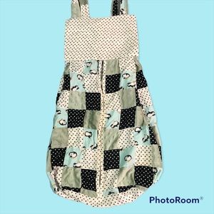 Penguin Diaper Stacker, Nursery Bedding, Handmade Baby Decor